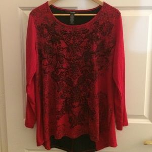 Style & Co Top Pretty Unique Design